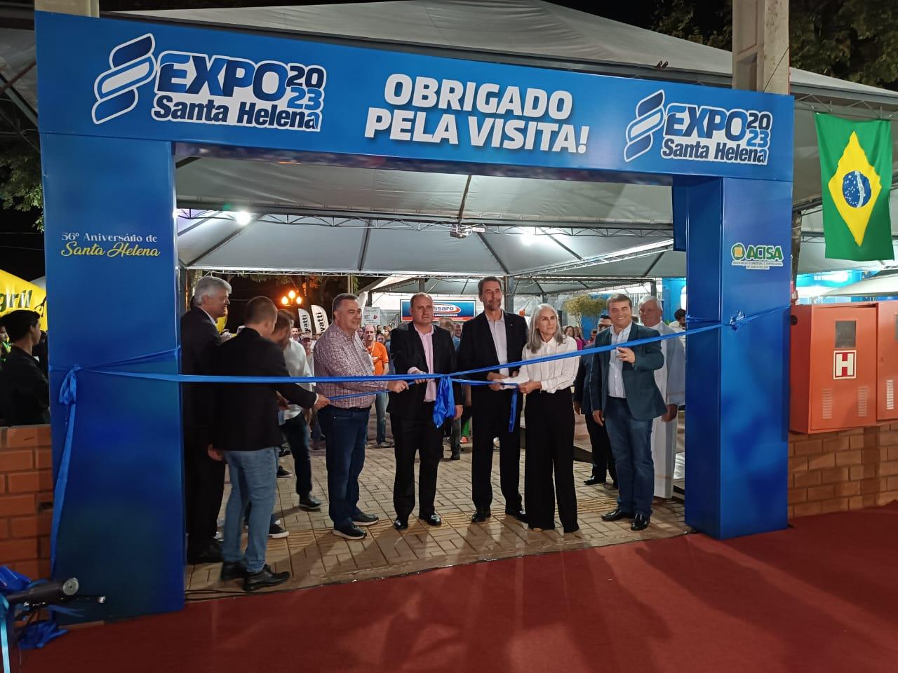 Abertura da Expo Santa Helena 2023 tem a participação de lideranças estadual e nacional