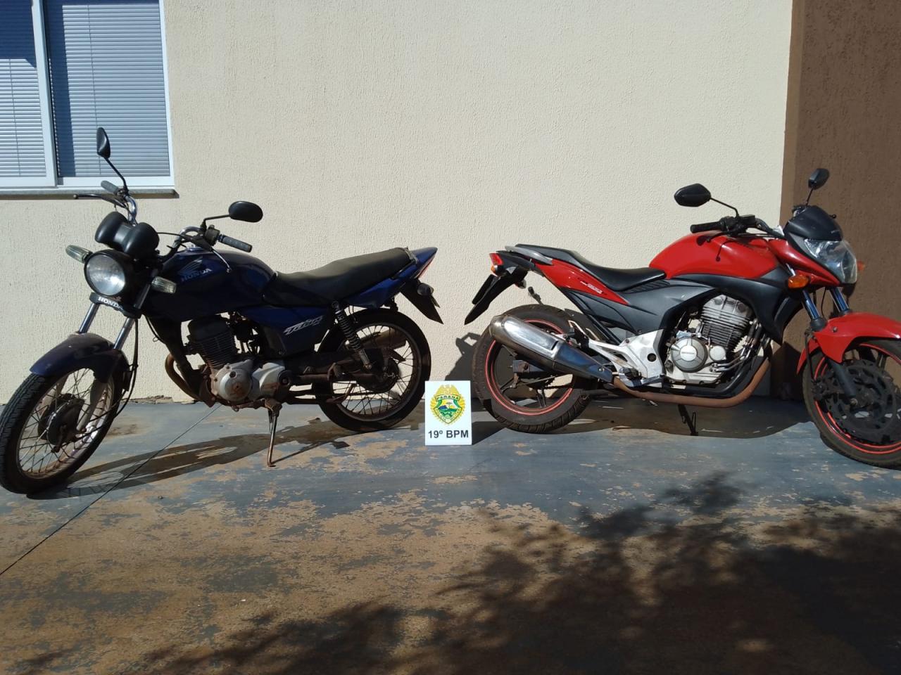 Polícia Militar de Santa Helena apreende motocicletas e notifica proprietários