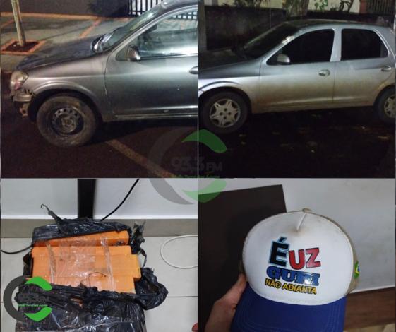 PM de São José das Palmeiras apreende droga, dois veículos e efetua prisões