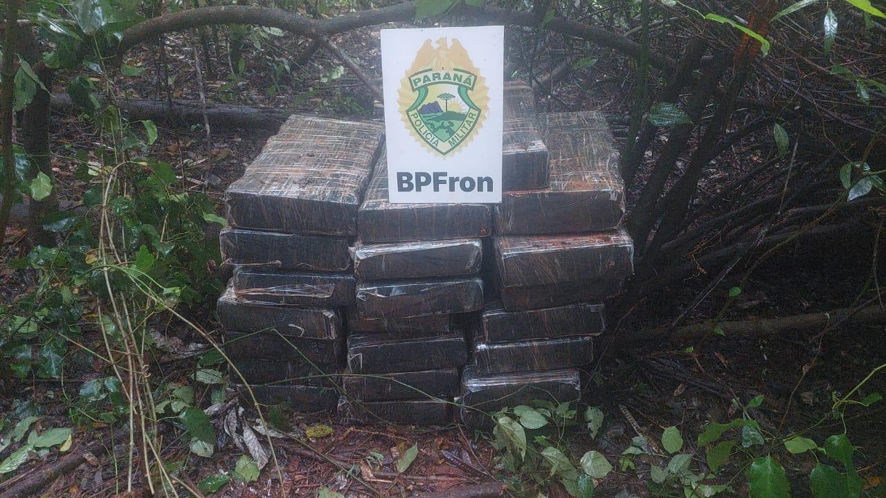 BPFRON apreende grande quantidade de droga em Santa Helena