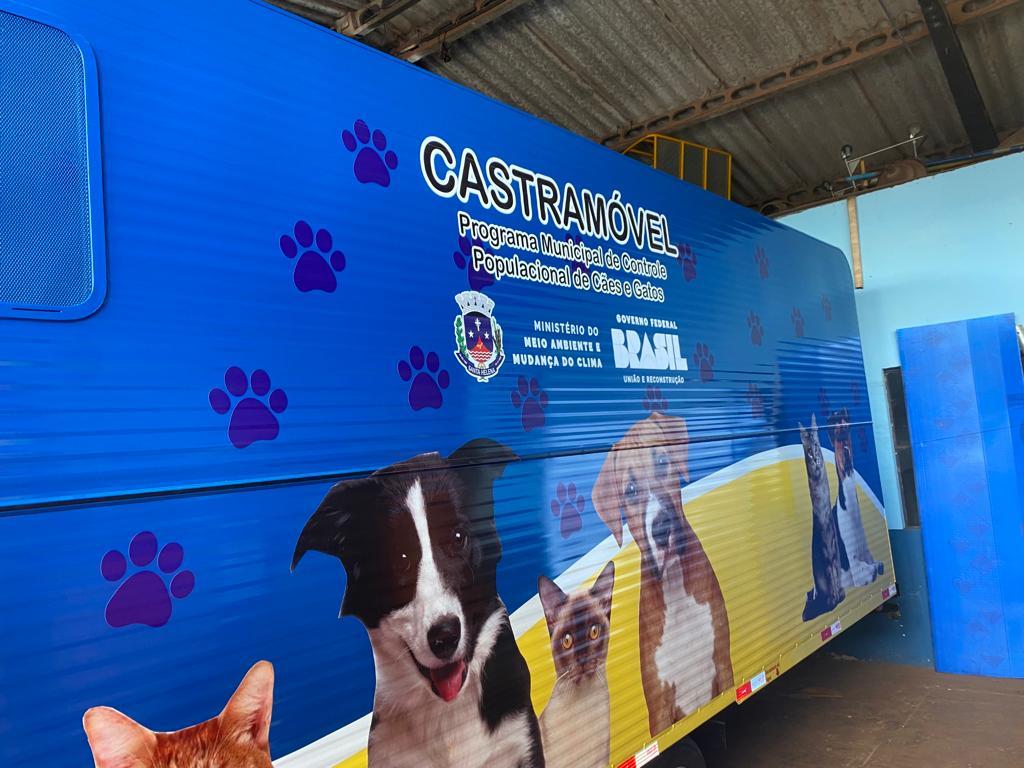Castramóvel leva programa de castração de pets em vários pontos de Santa Helena
