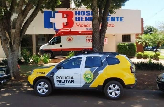 Mulher é levada ao hospital após ser agredida por homem em Santa Helena