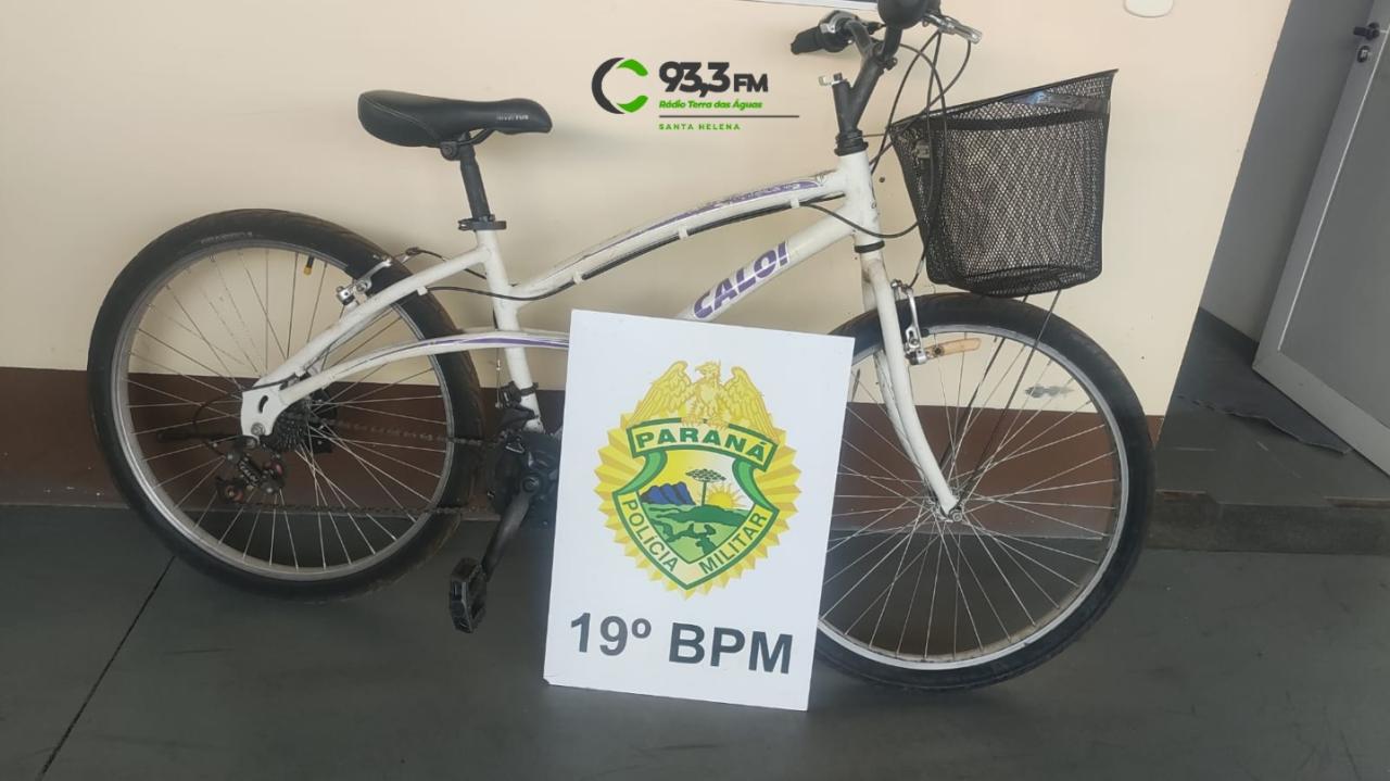Polícia recupera bicicleta furtada e conduz envolvidos para a delegacia em Santa Helena