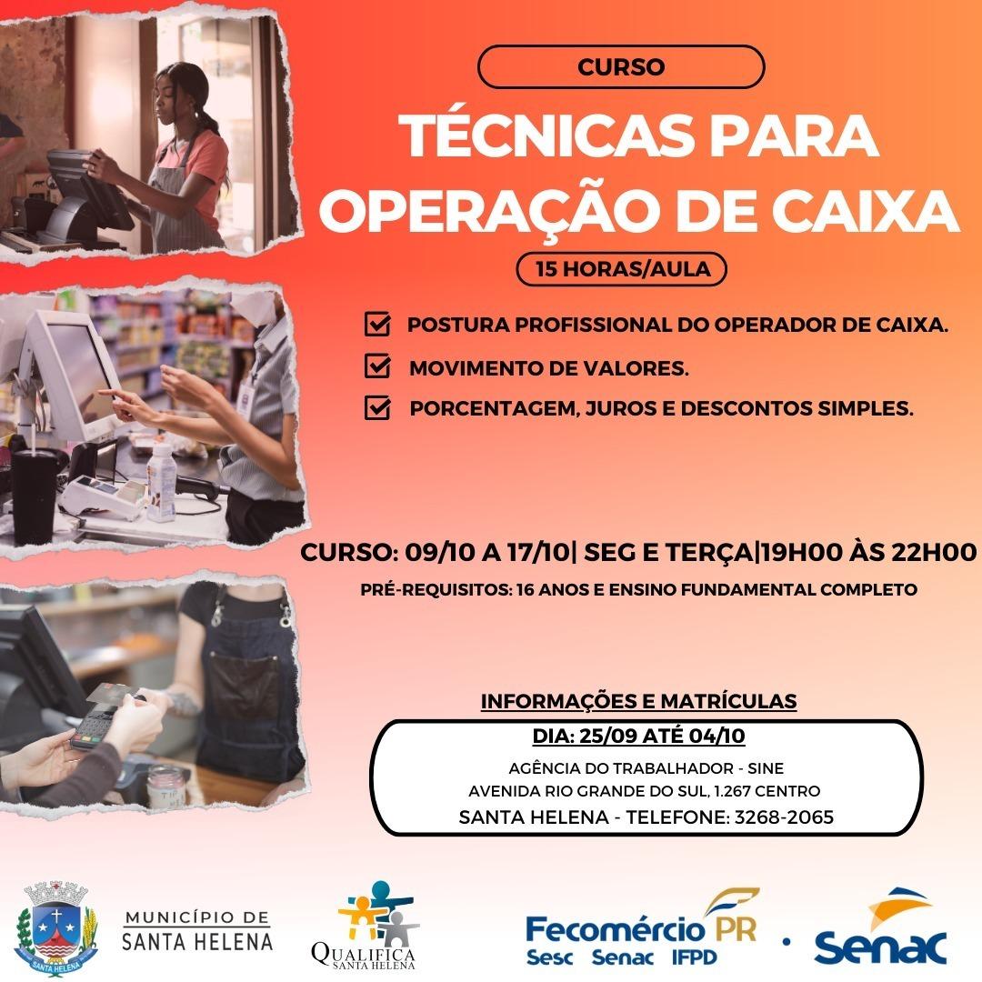 Programa Qualifica Santa Helena lança cursos para a população santa-helenense