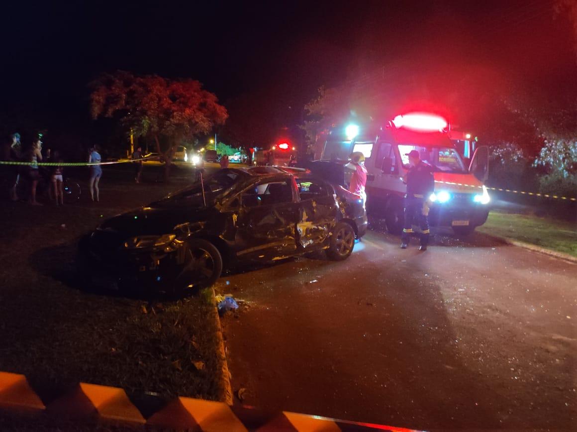 Falece no hospital uma das ocupantes de veículo que capotou em Santa Helena