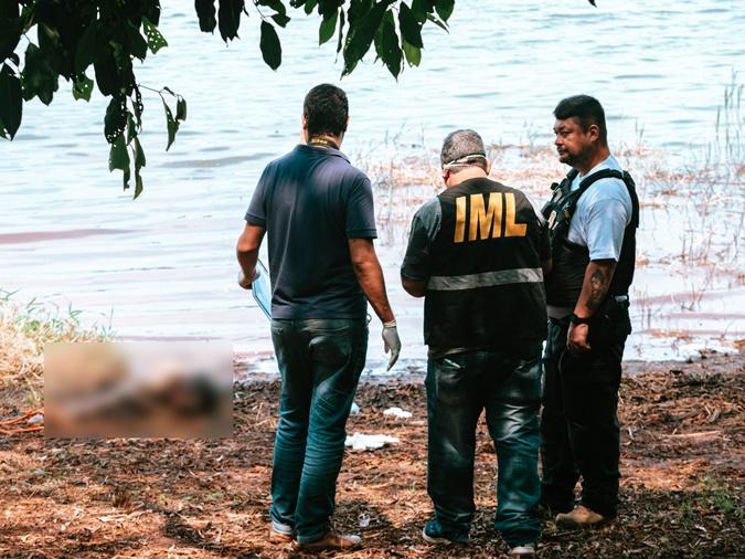 Identificado homem encontrado morto no lago em Santa Helena; ele foi ferido por golpes de faca