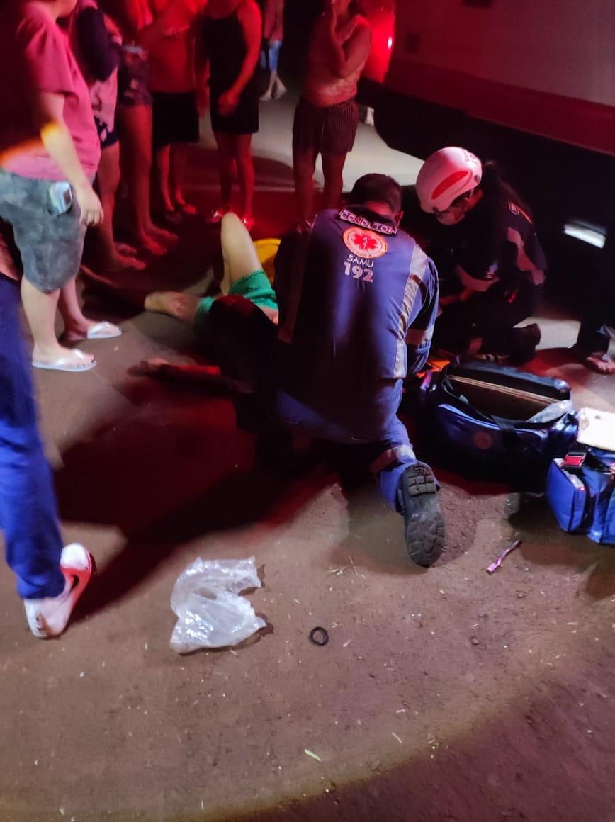 Jovens ficam feridas em capotamento no distrito de Sub-Sede em Santa Helena