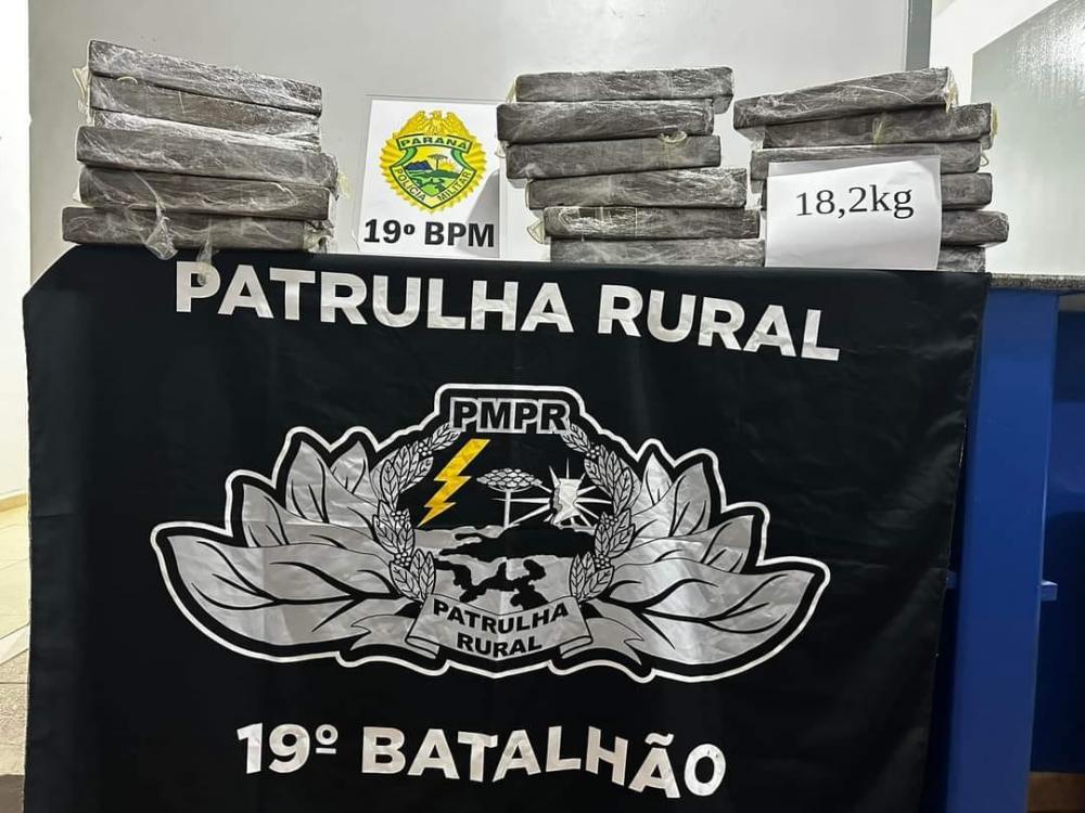 Bragadense é preso na rodoviária de Marechal Rondon com 18 quilos de droga