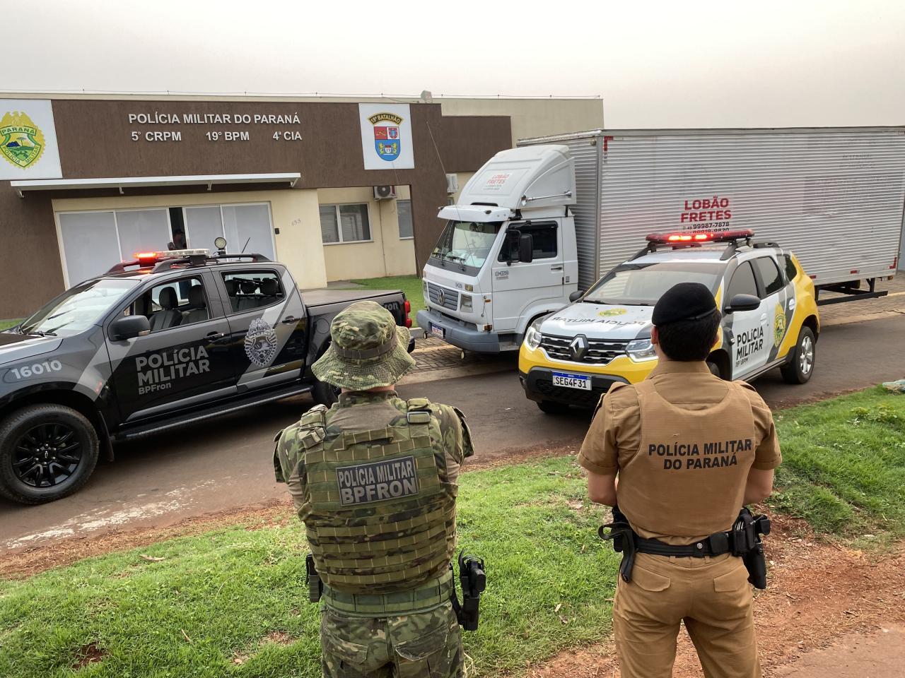 Em ação rápida, polícia prende assaltante e recupera caminhão em Santa Helena