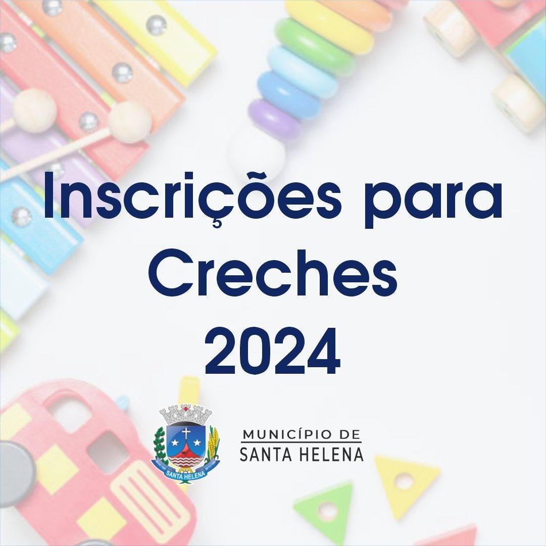 Inscrições para creches pro ano de 2024 em Santa Helena têm definidos prazos e procedimentos