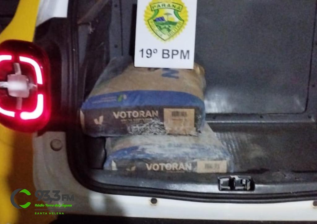 Polícia Militar prende homem com materiais furtados de obra de construção em Santa Helena