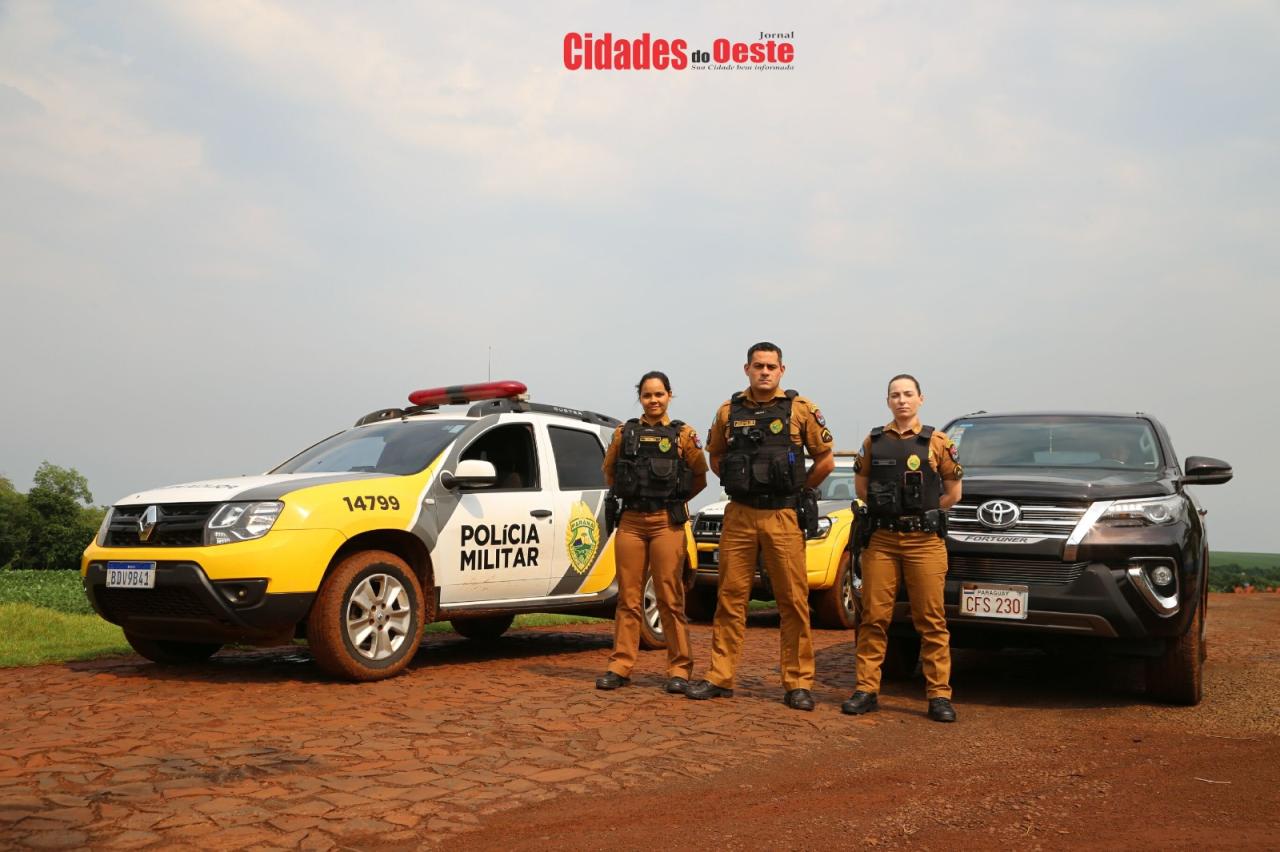 Polícia Militar recupera caminhonete tomada de assalto na noite de ontem em Itaipulândia