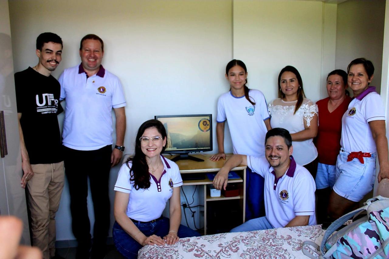 Projeto PC Kids do Lions Clube entrega primeiro computador em Santa Helena