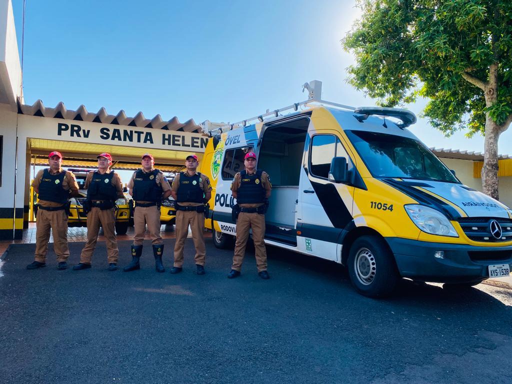 Polícia Rodoviária de Santa Helena inicia a Operação Natal com auxílio do Posto Móvel e reforço policial