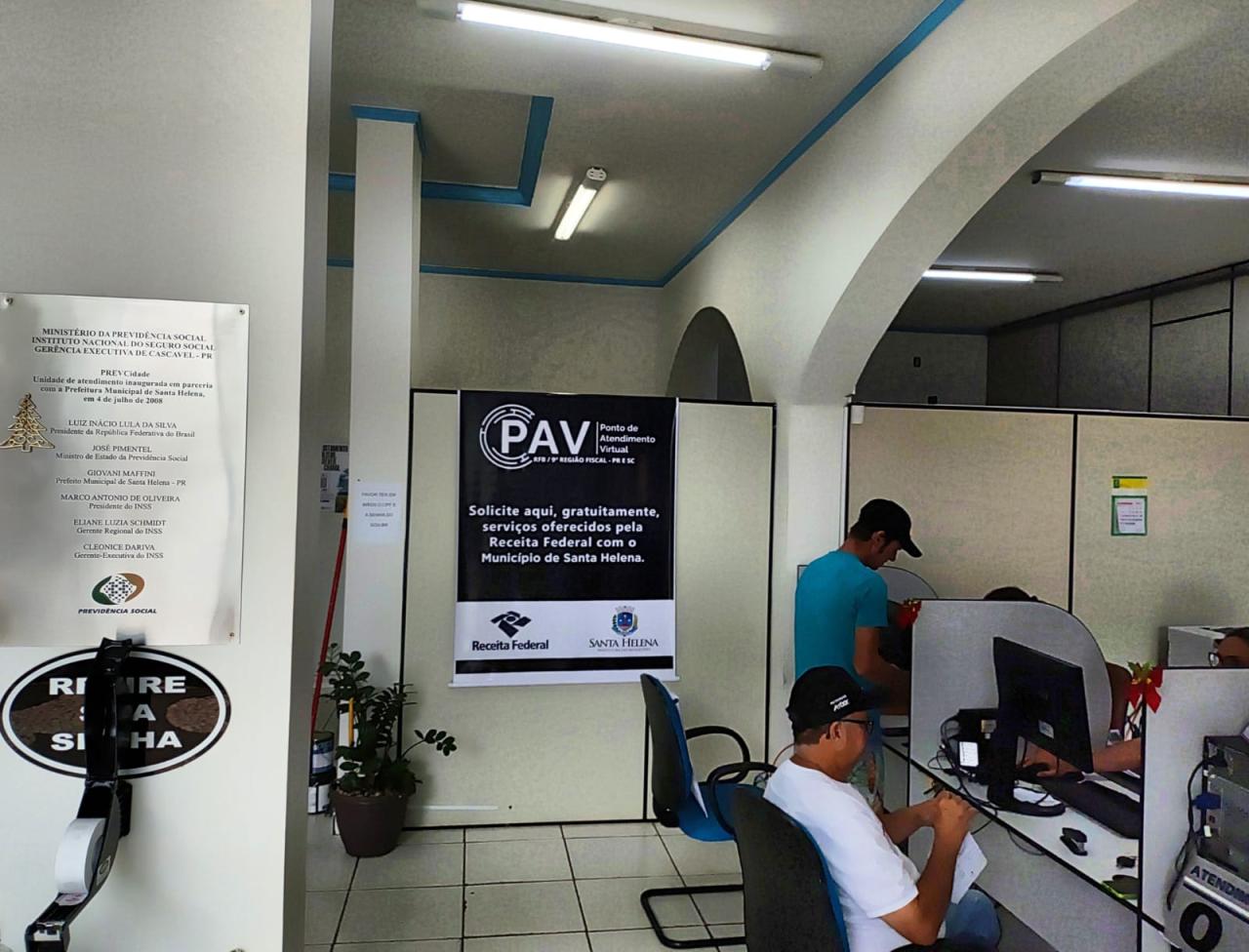 Prefeitura de santa Helena inaugura ponto de atendimento em parceria com Receita Federal