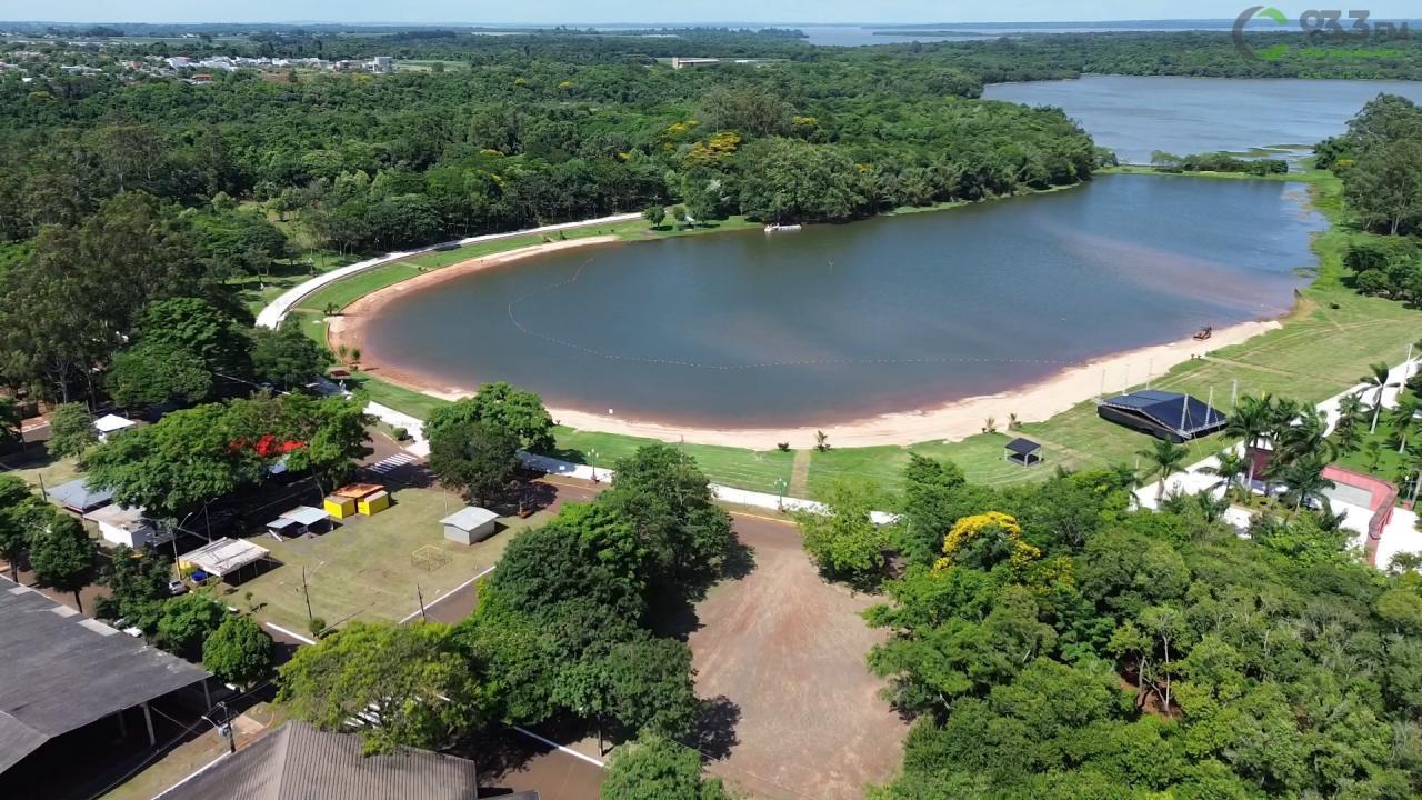 Balneário Terra das Águas em Santa Helena está apto para banho, aponta boletim do IAT