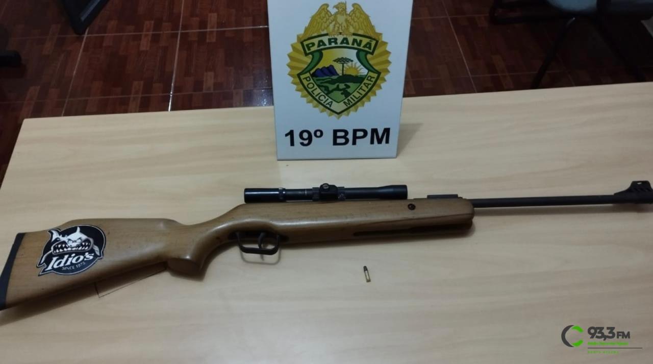 Mulher é ferida na cabeça por disparo de arma de fogo em São José das Palmeiras e autor é preso
