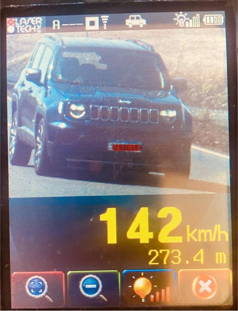 PRE autua cerca de 80 motoristas por excesso de velocidade em Santa Helena