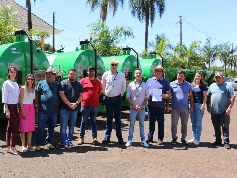 Por meio de convênio com a Itaipu, Santa Helena adquiri equipamentos para atender produtores rurais