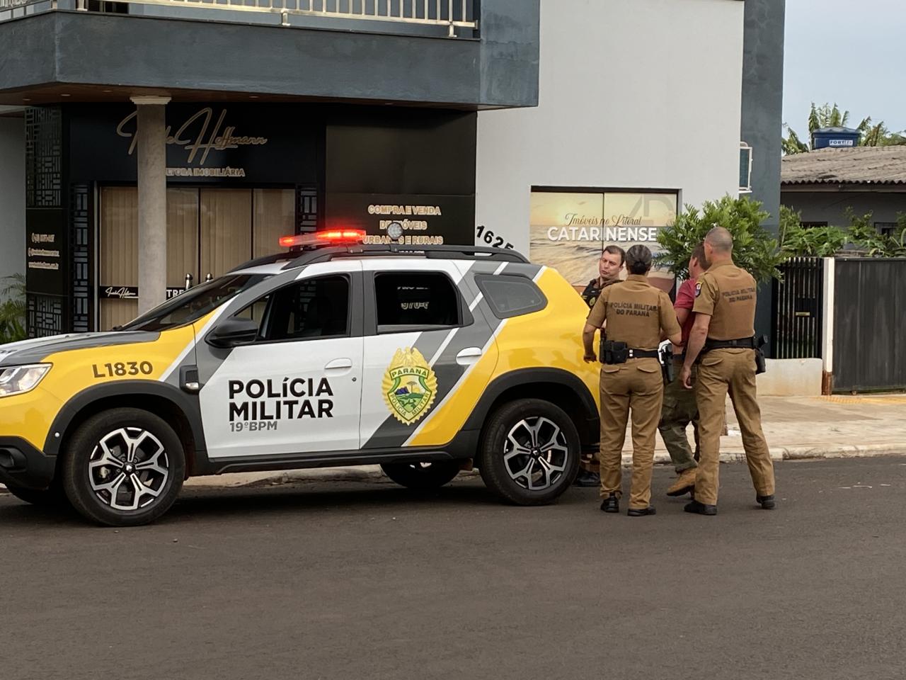 Autor de agressão em Santa Helena acaba preso ao cair de moto e agredir popular