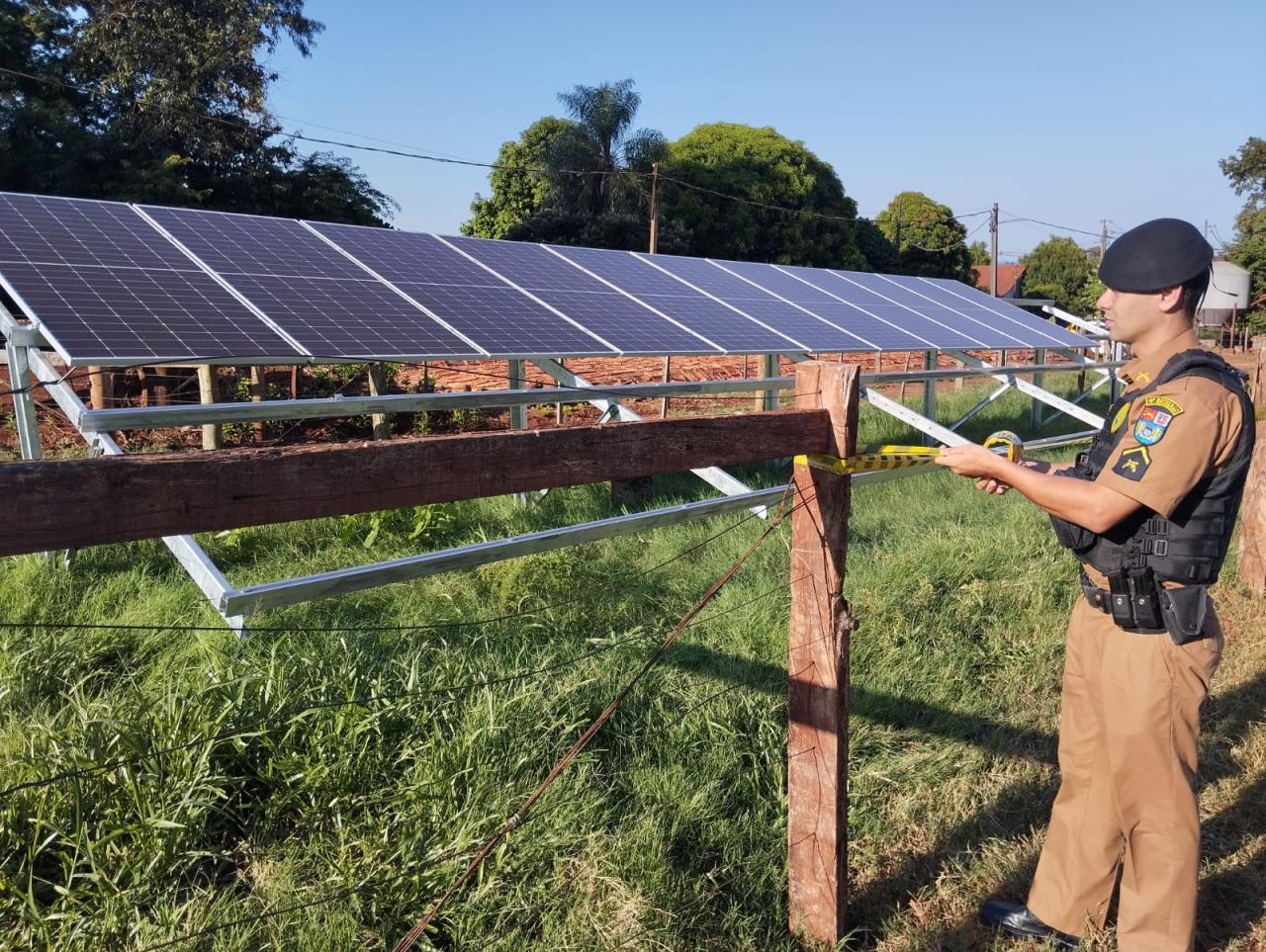 Furto de placas solares em propriedades rurais de Santa Helena tem gerado preocupação