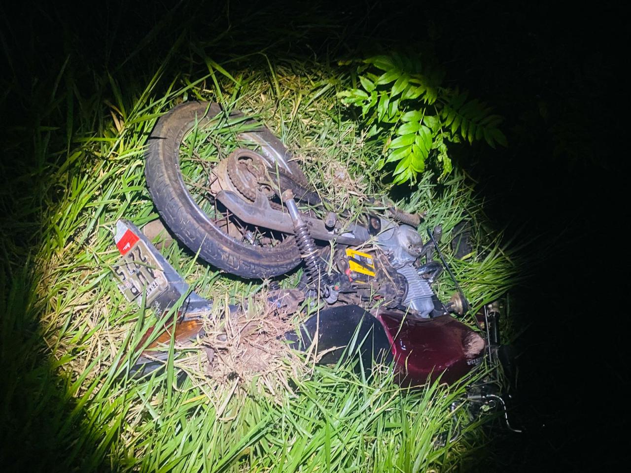 Jovem de 27 anos morre em acidente na PR 495 entre Missal e Medianeira