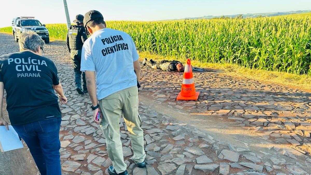 Corpo carbonizado é encontrado no interior de Marechal Cândido Rondon