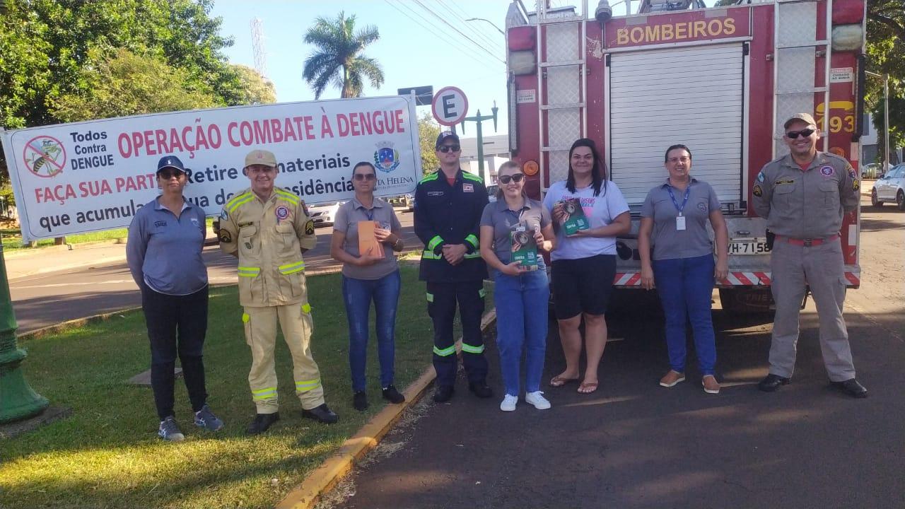 Dia D de combate à Dengue é realizado em Santa Helena com blitz de concientização