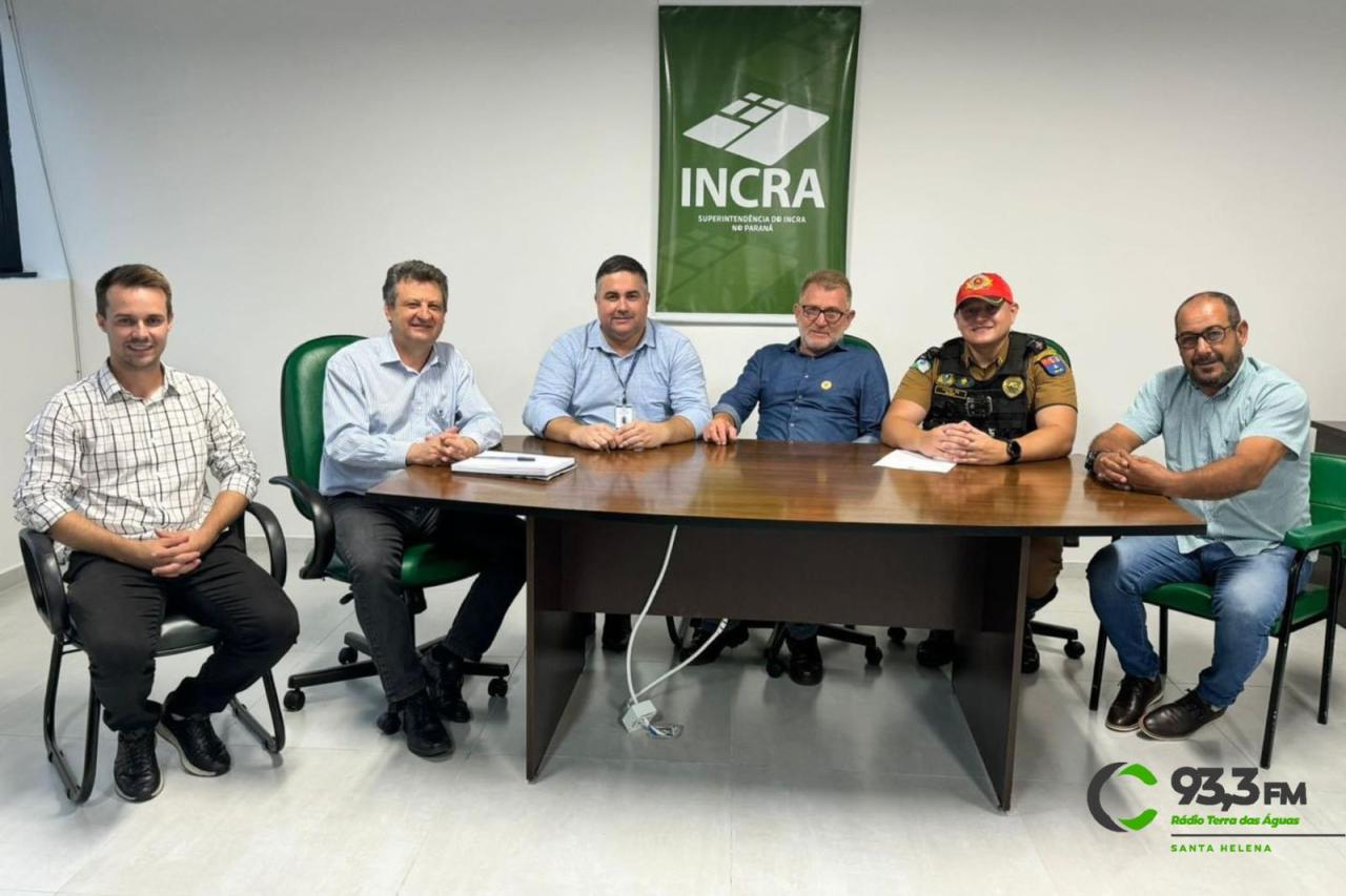 Lideranças agilizam repasse de área para edificação do novo posto da PRE em Santa Helena