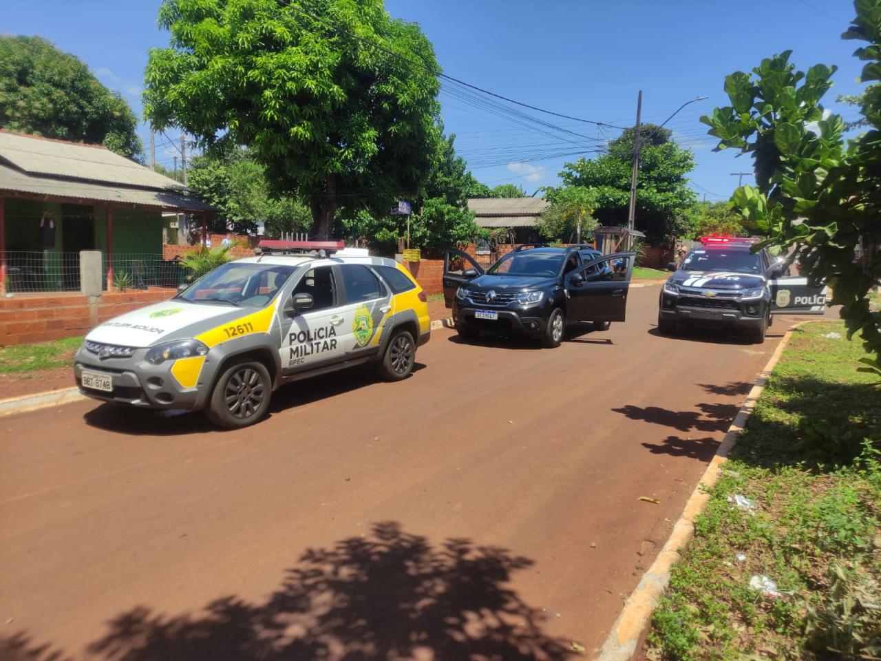 Polícias Civil e Militar de Santa Helena capturam suspeito de homicídio