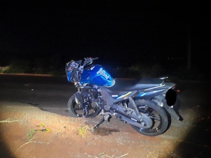PRv de Santa Helena registra colisão frontal que deixou motociclista ferido na PR 495