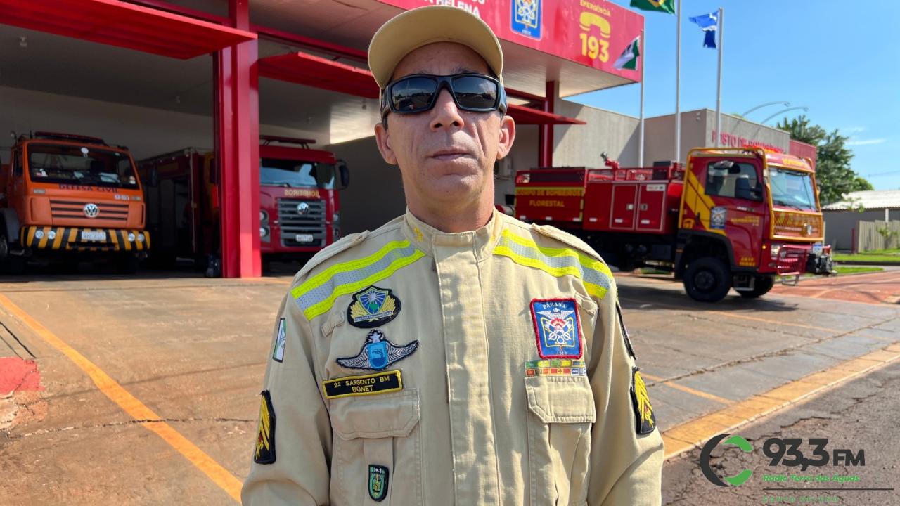 Outono e clima seco são propícios para incêndios à campo, alerta Corpo de Bombeiros de Santa Helena