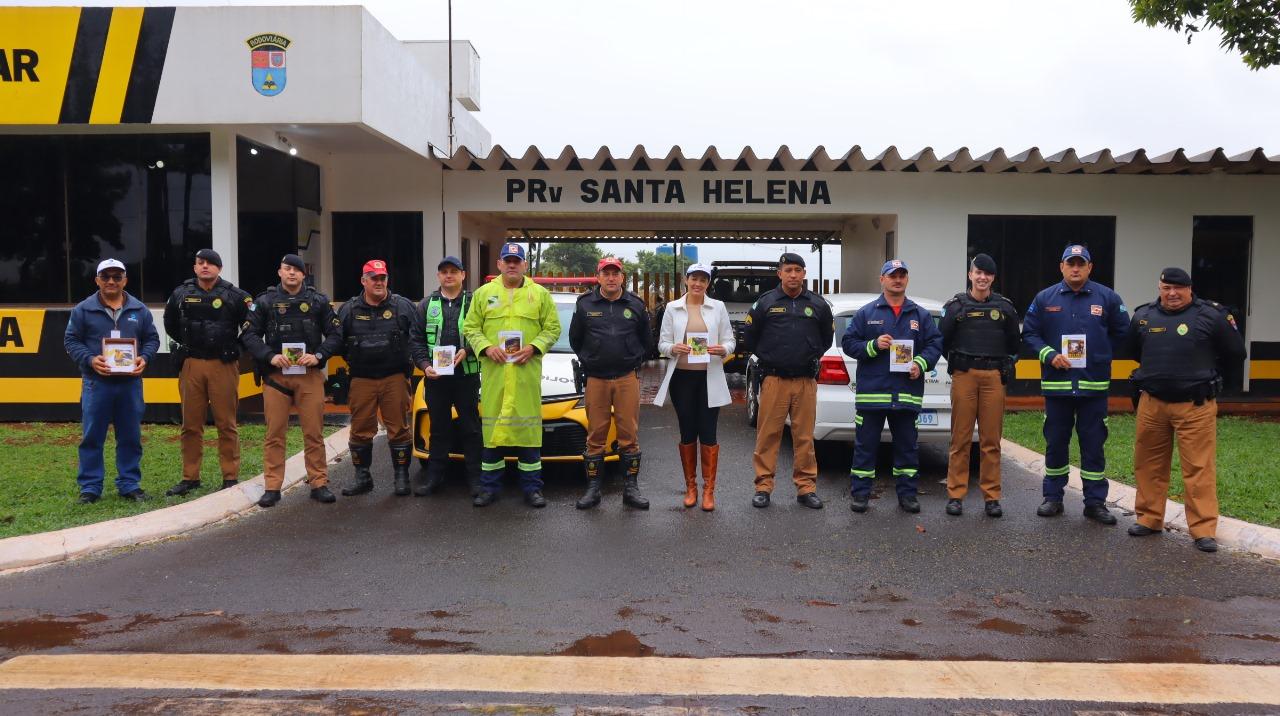 Ação alusiva ao Dia Mundial de Prevenção a Acidentes é realizada em Santa Helena