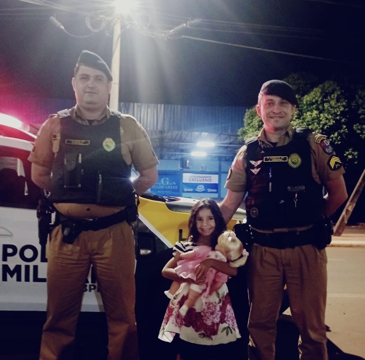 Aniversariante recebe surpresa da PM em Itaipulândia