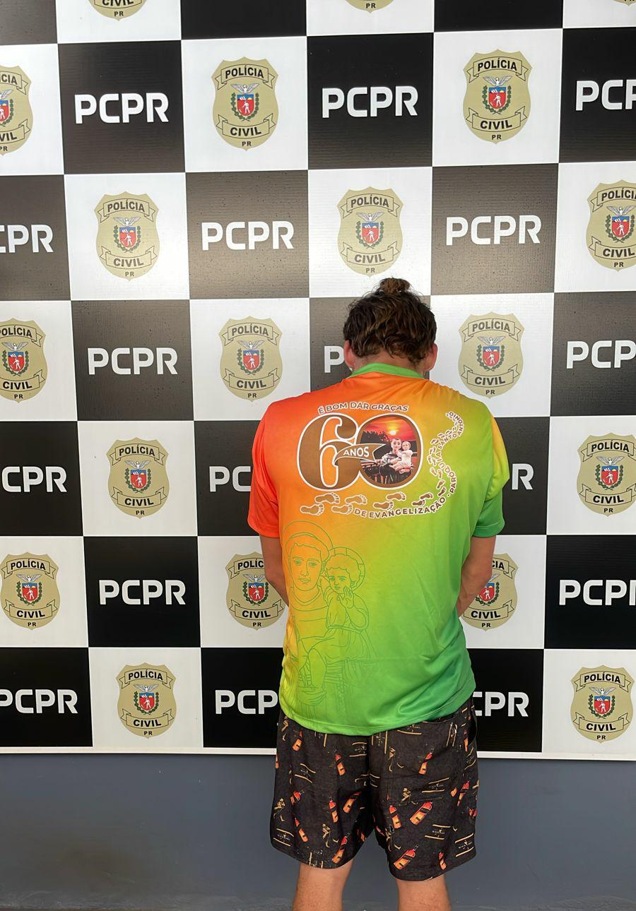 Policiais Civis de Santa Helena cumprem mandado de prisão por descumprimento de medida protetiva