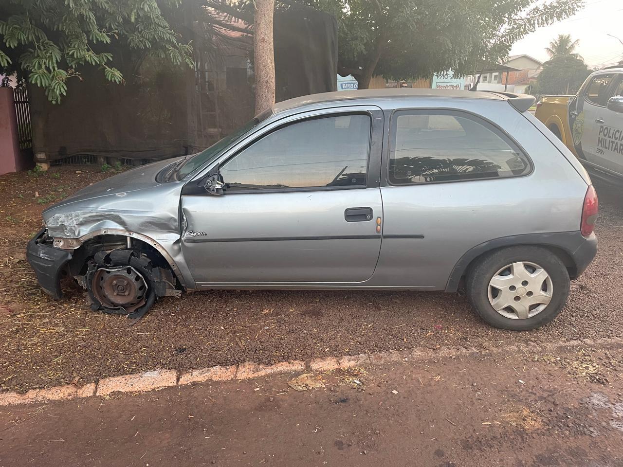 Veículos se envolvem em acidente na PR 317 em Santa Helena