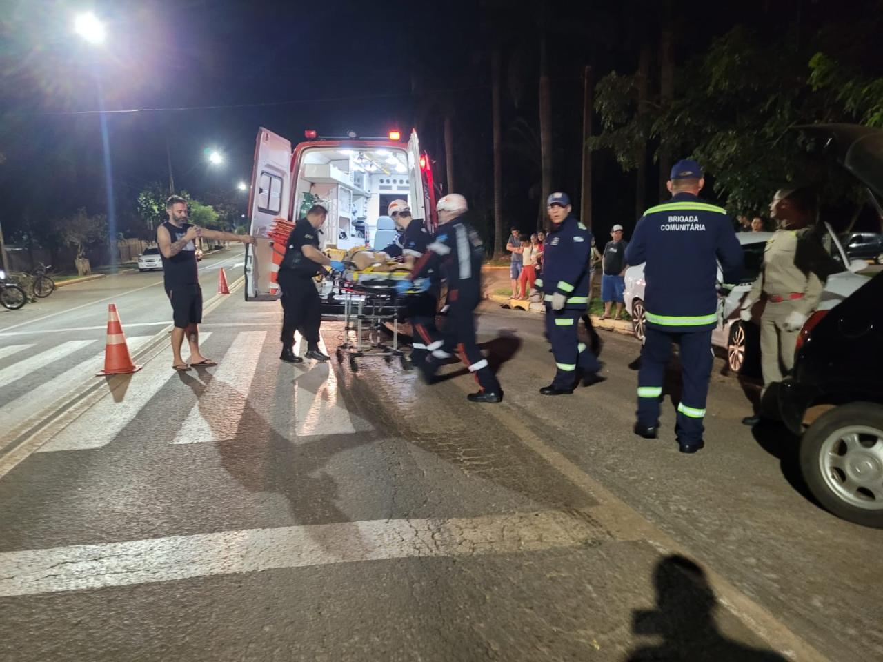 Acidente entre veículos deixa mulher ferida na PR 317 em Santa Helena