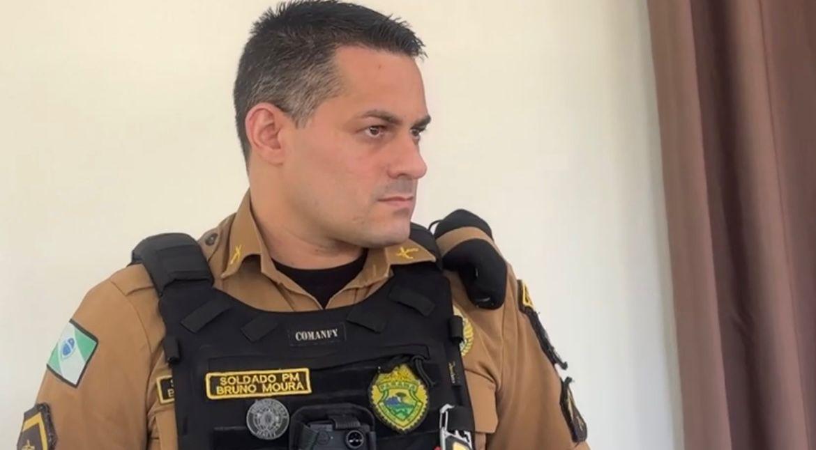 Bruno Moura, policial que atuou em Santa Helena é Destaque do 1º Trimestre do ano de 2024