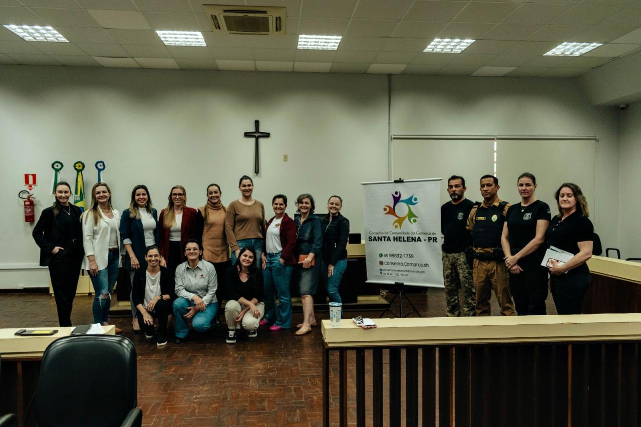 Conselho da Comunidade de Santa Helena alinha campanha contra o Feminicídio