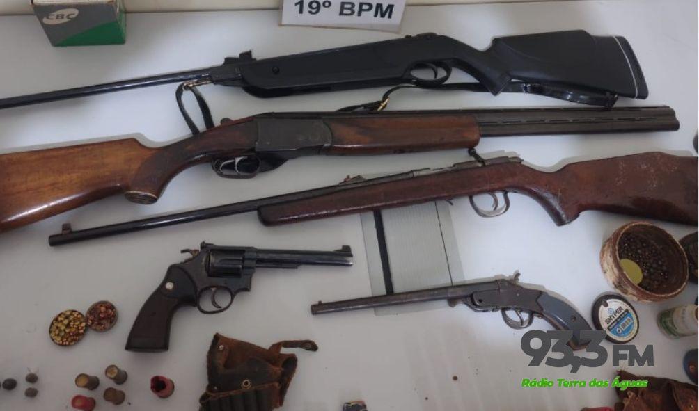 Homem é preso e arsenal de armas são apreendidas em São Pedro do Iguaçu