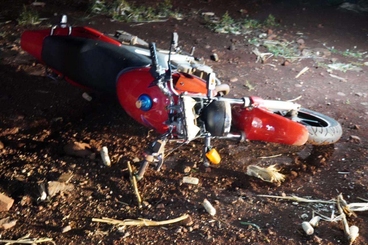 Motociclista fica gravemente ferido entre Santa Helena e Missal