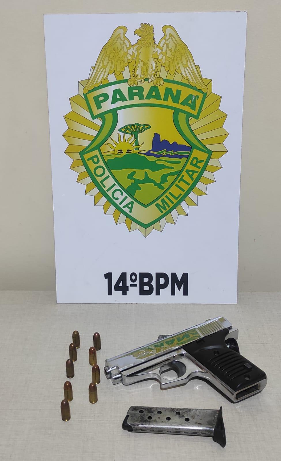 Polícia Militar prende homem com arma de fogo em Itaipulândia