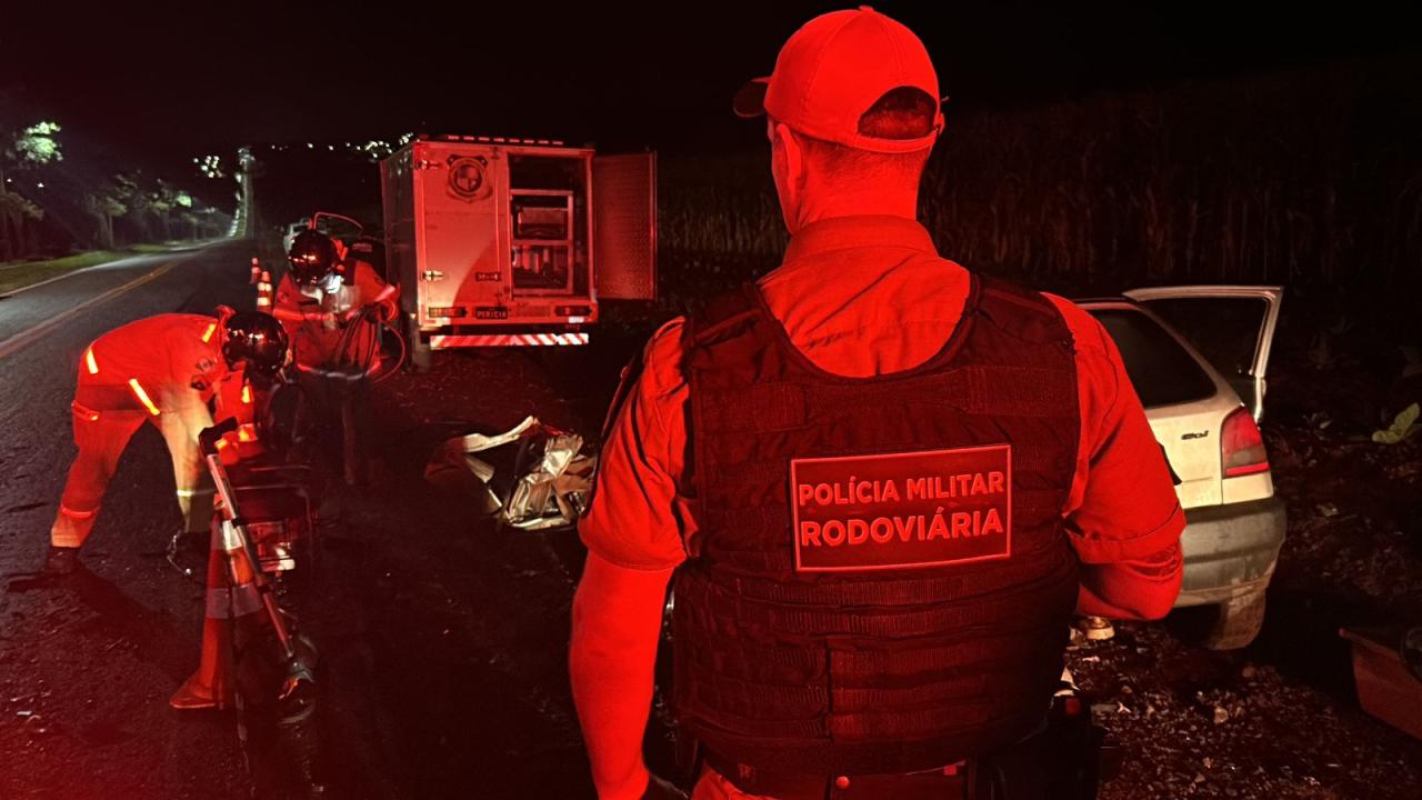 Policia Rodoviária de Santa Helena registra acidente com vítima fatal na PR-495