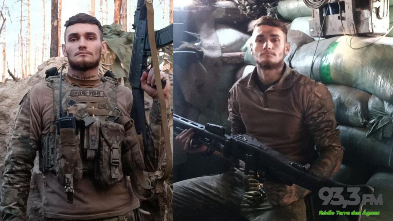 Jovem santa-helenense atua como soldado voluntário em defesa da Ucrânia na guerra
