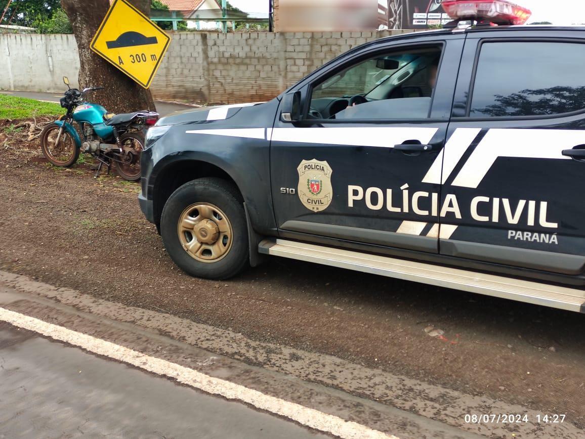 Polícia Civil de Santa Helena recupera motocicleta furtada há 17 anos na cidade de Toledo