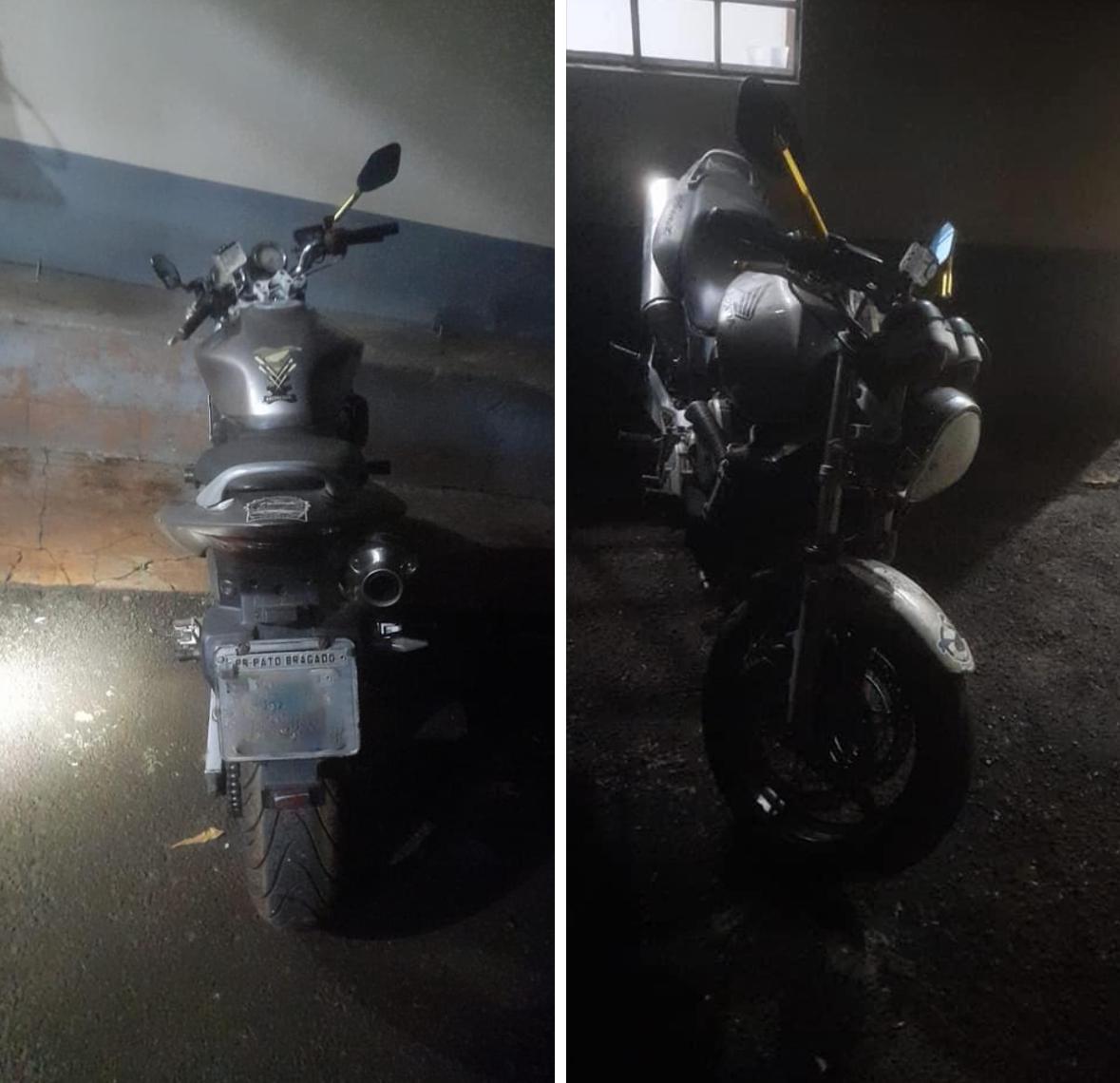 Polícia recupera motocicleta furtada em Santa Helena