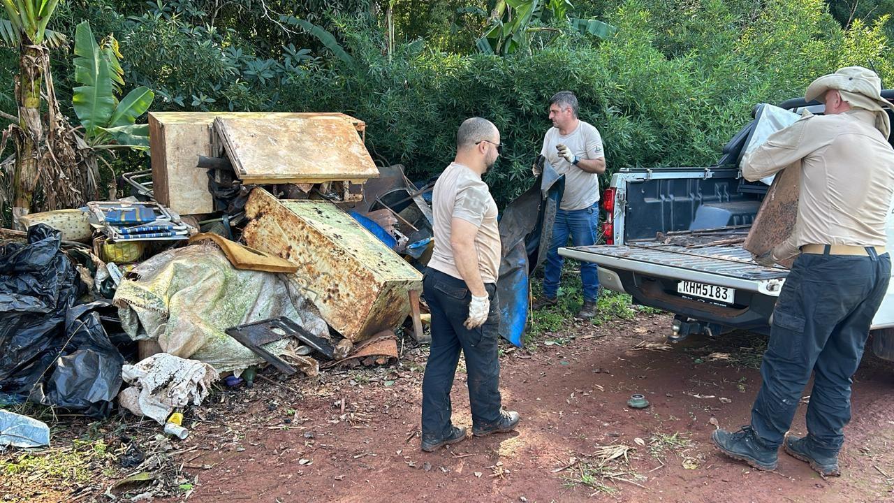 Itaipu promove operação para retirar acampamentos clandestinos em Santa Helena e região