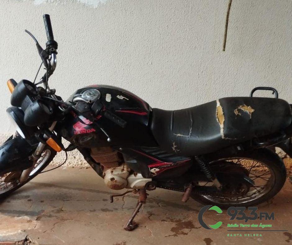 PM de São José das Palmeiras recupera motocicleta furtada e detém homem