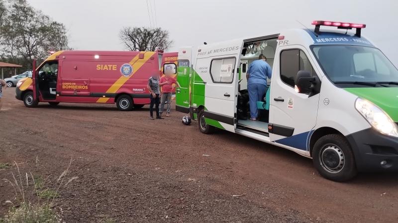 Santa-helenense fica gravemente ferido em acidente na BR-163