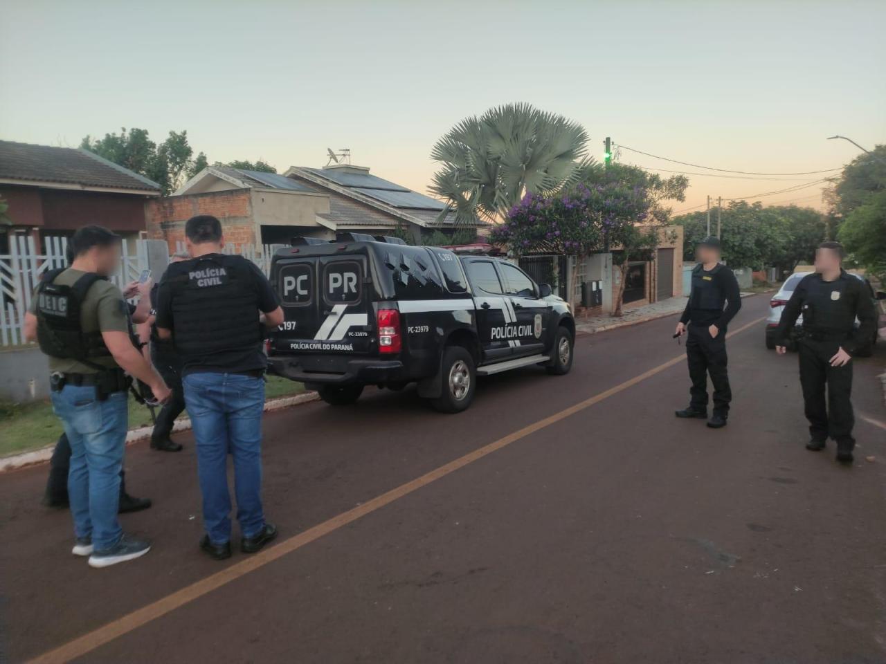 Operação conjunta entre Polícia Civil de SC e do Paraná realiza prisão e cumpre mandado de busca e apreensão em Santa Helena